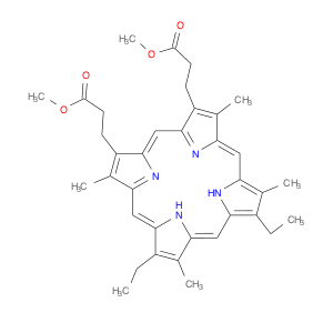methyl 3-[8,13-diethyl-18-(3-methoxy-3-oxopropyl)-3,7,12,17-tetramethyl-22,23-dihydroporphyrin-2-yl]propanoate